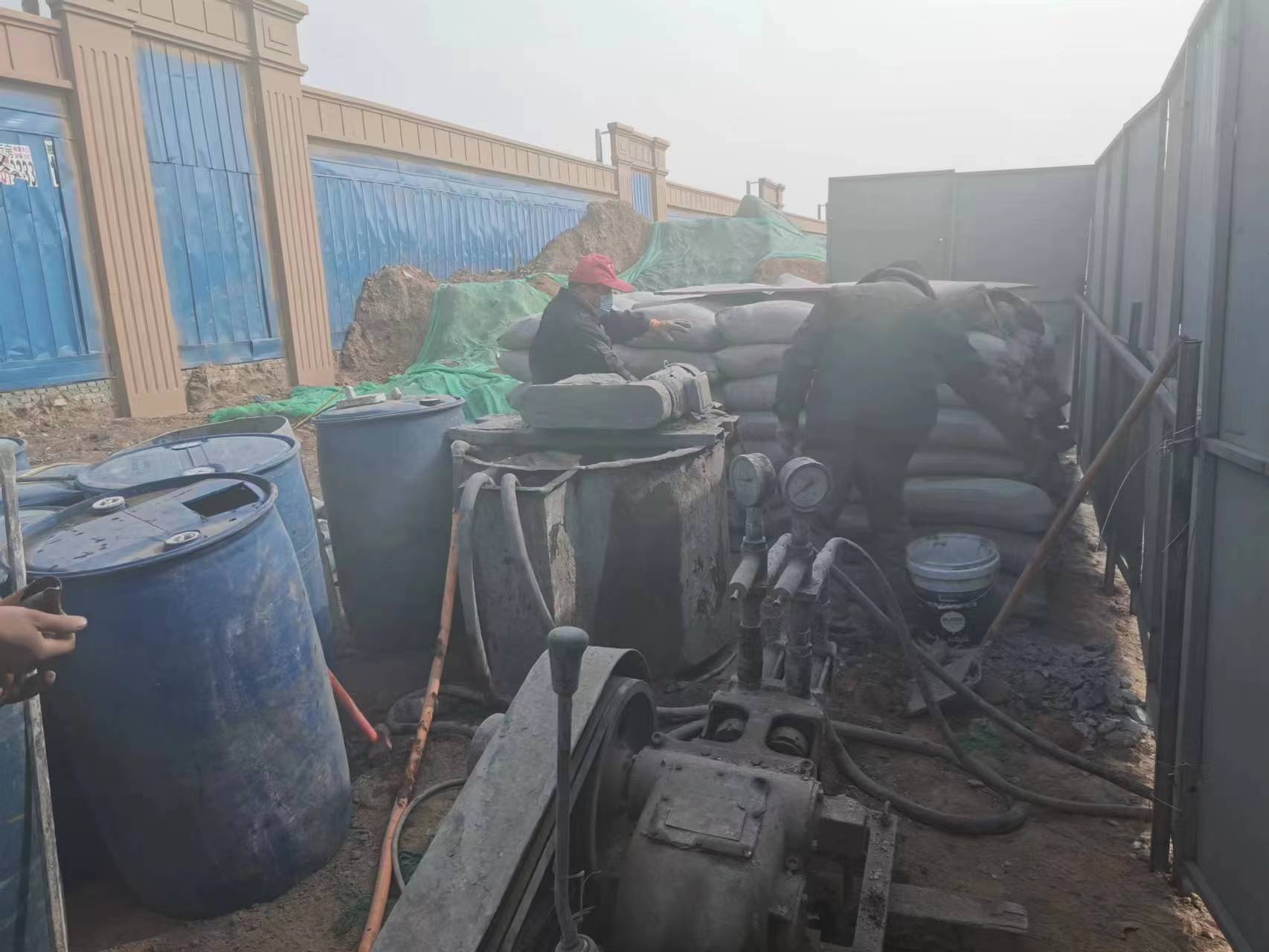 宏伟房屋下沉注浆